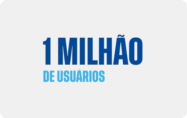 1 milhão de usuários